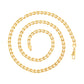 Halskette aus goldplattierter Legierung