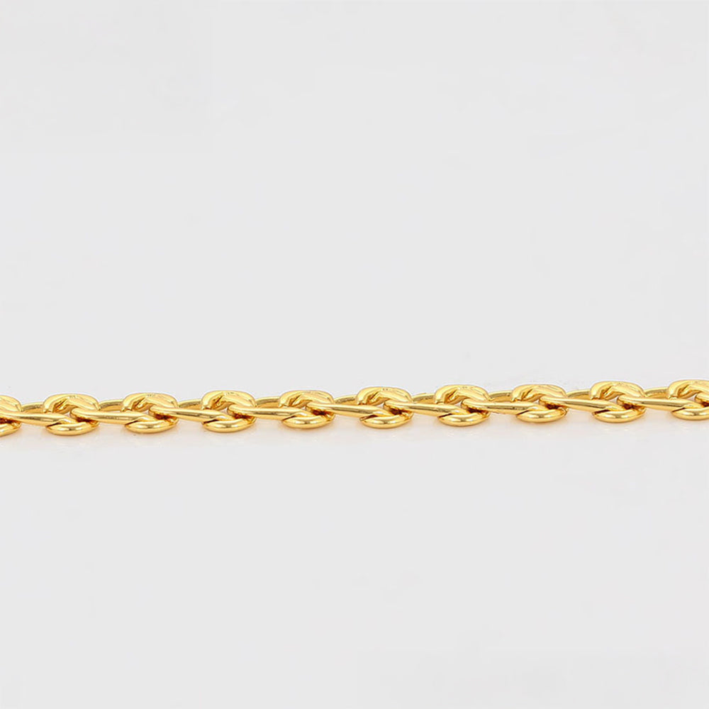 Halskette aus goldplattierter Legierung 8 