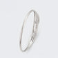 Armband aus goldplattiertesr Legierung mit weißem Emporia® Kristall
