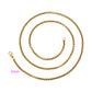 Halskette aus goldplattierter Legierung