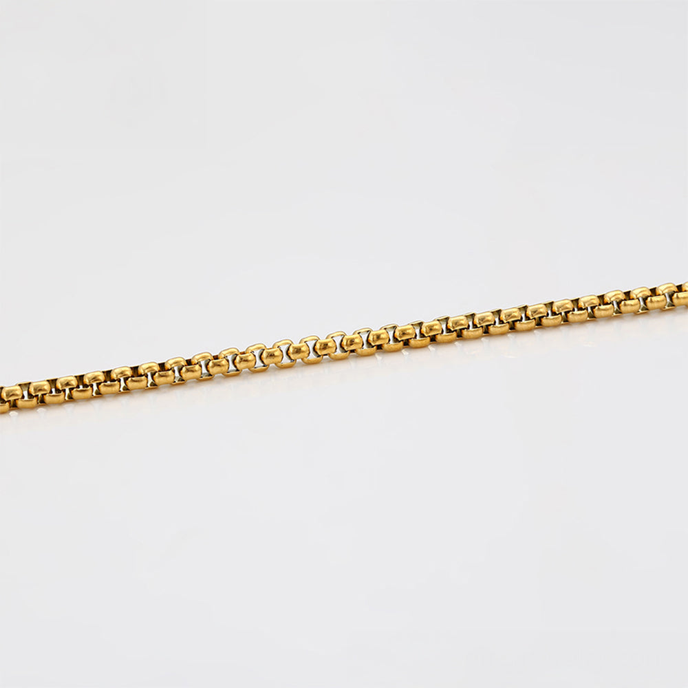 Halskette aus goldplattierter Legierung
