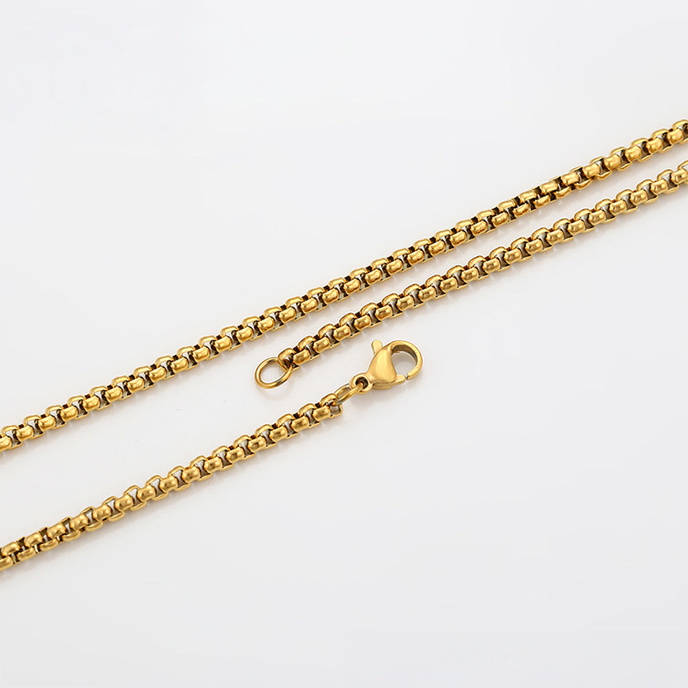 Halskette aus goldplattierter Legierung