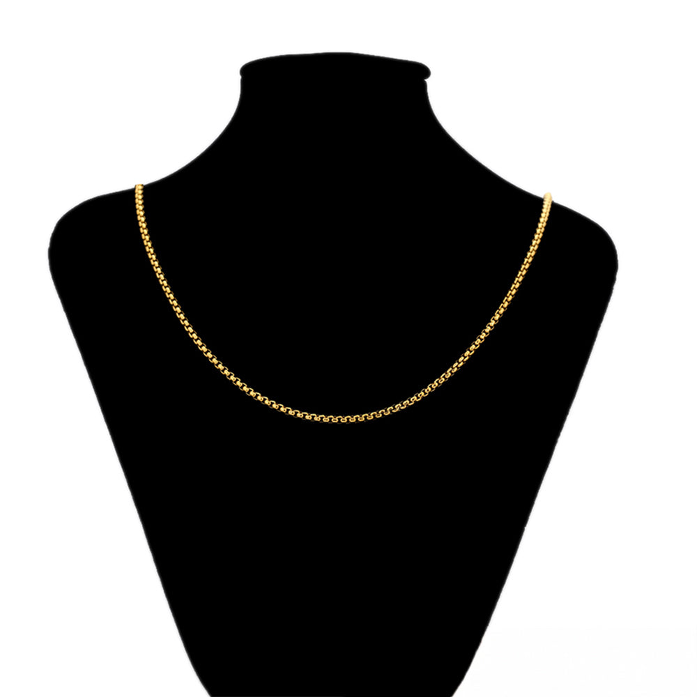 Halskette aus goldplattierter Legierung 1 
