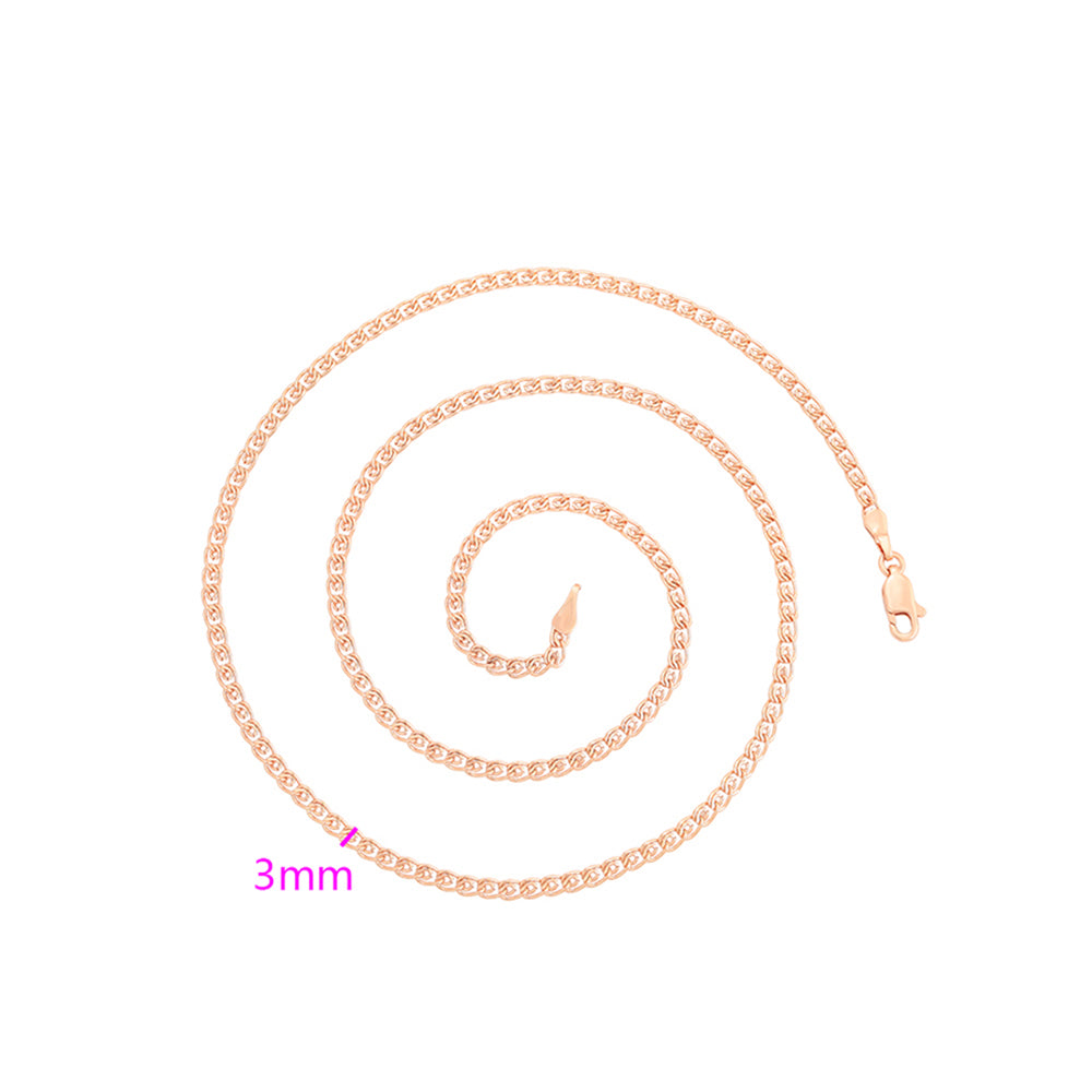 Halskette aus goldplattierter Legierung