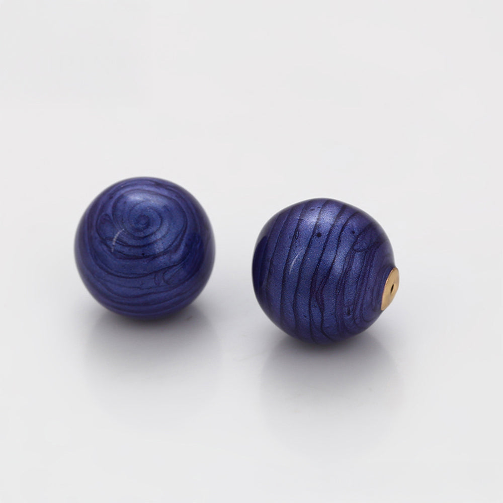 Talisman aus goldplattierter Legierung mit blauem Emporia®-Kristall 6 