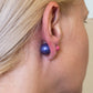 Talisman aus goldplattierter Legierung mit blauem Emporia®-Kristall