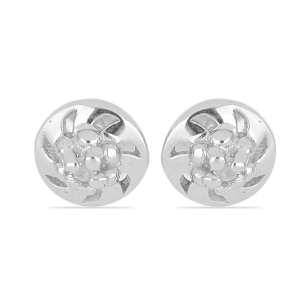 Silberohrringe mit Diamant