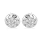 Silberohrringe mit Diamant