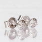 Silberohrringe mit Diamant