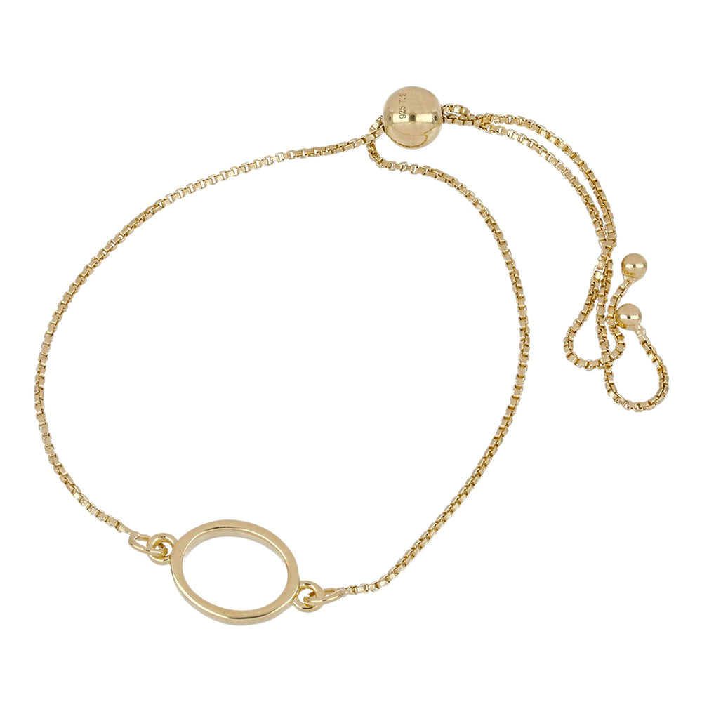 Goldplattiertes Silberarmband
