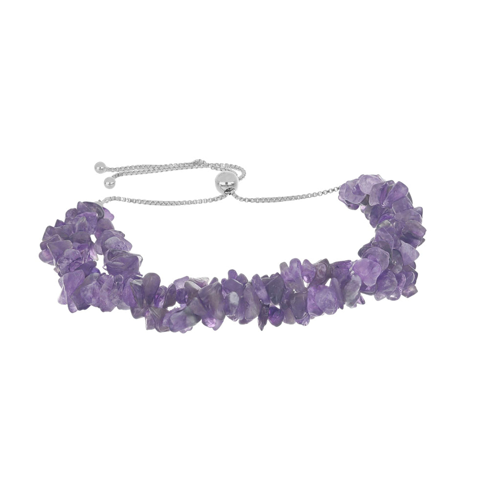 Silberarmband mit Amethyst aus Vera Cruz