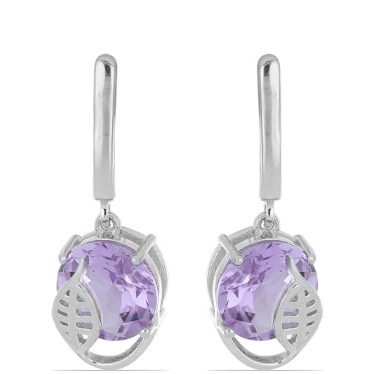 Silberohrringe mit Amethyst aus Vera Cruz