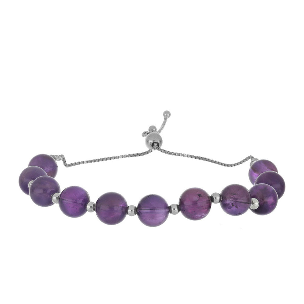 Silberarmband mit marokkanischem Amethyst 1 