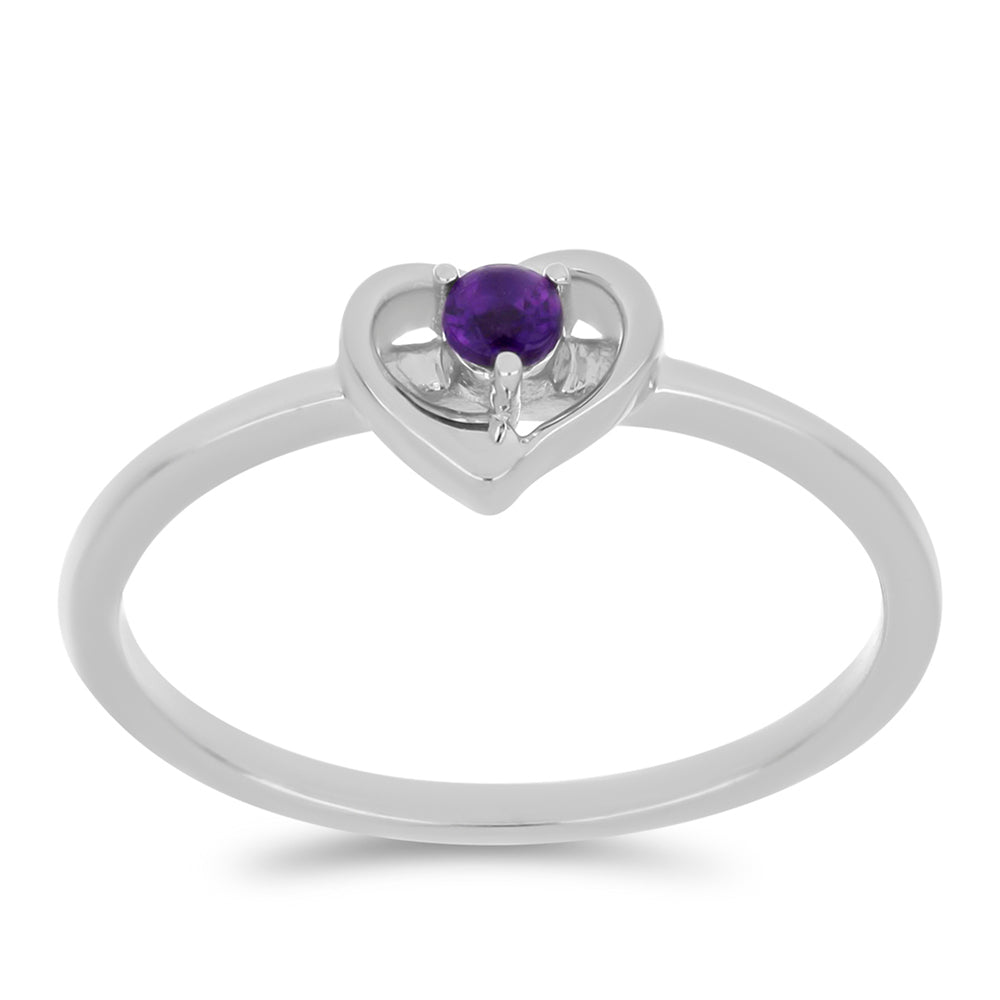 Silberring mit marokkanischem Amethyst