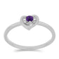 Silberring mit marokkanischem Amethyst