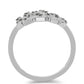 Silberring mit grünem Diamant