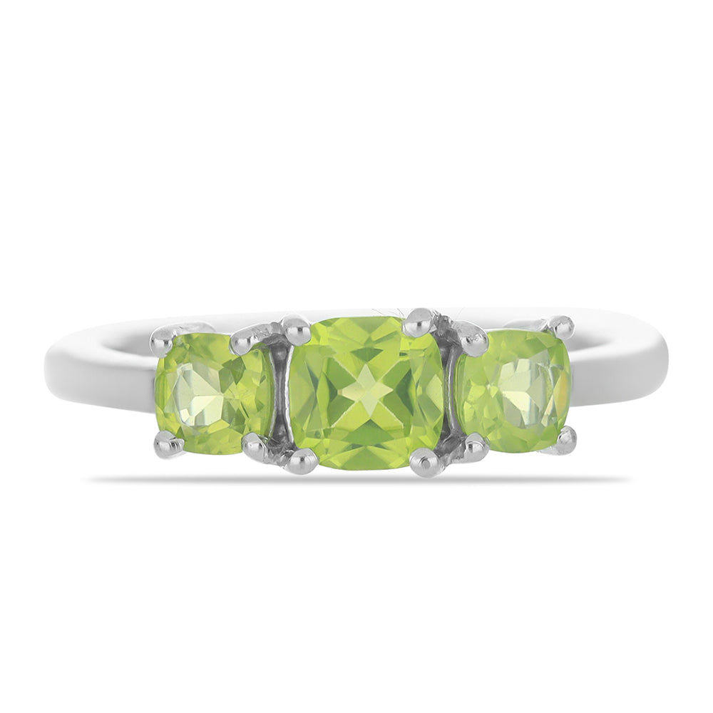 Silberring mit Peridot aus Changbai 1 