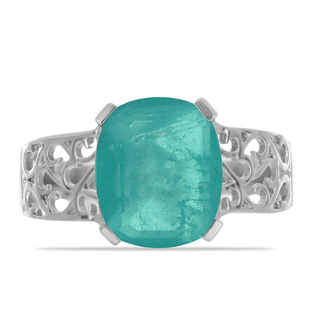 Silberring mit Paraiba Quarz 1 