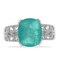 Silberring mit Paraiba Quarz