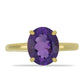 Goldring mit marokkanischem Amethyst