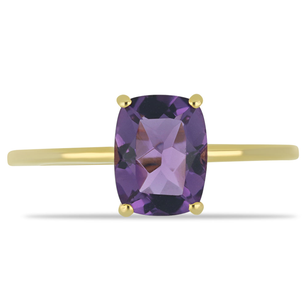 Goldring mit marokkanischem Amethyst