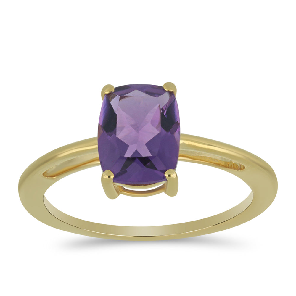 Goldring mit marokkanischem Amethyst 3 