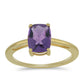 Goldring mit marokkanischem Amethyst