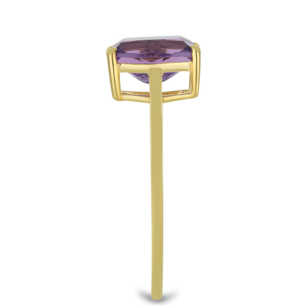 Goldring mit marokkanischem Amethyst 4 