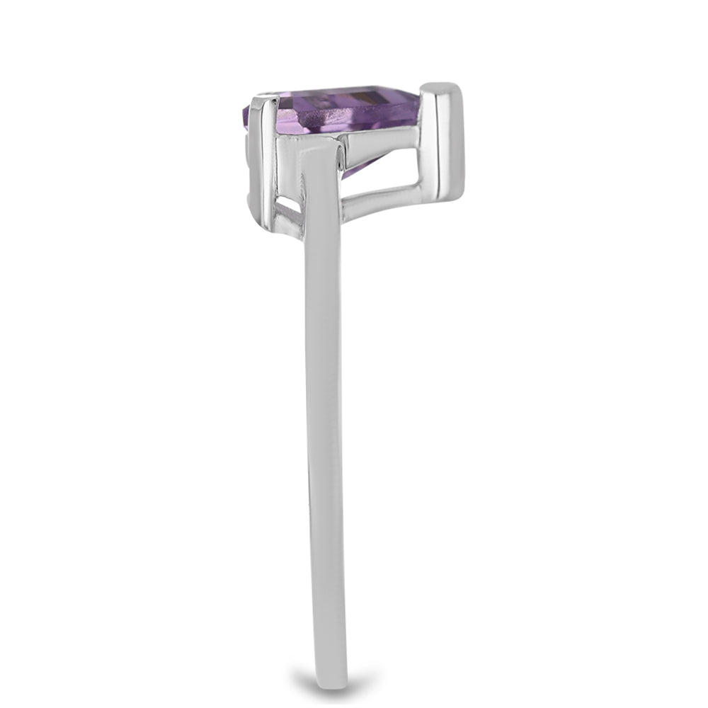 Silberring mit Amethyst aus Vera Cruz