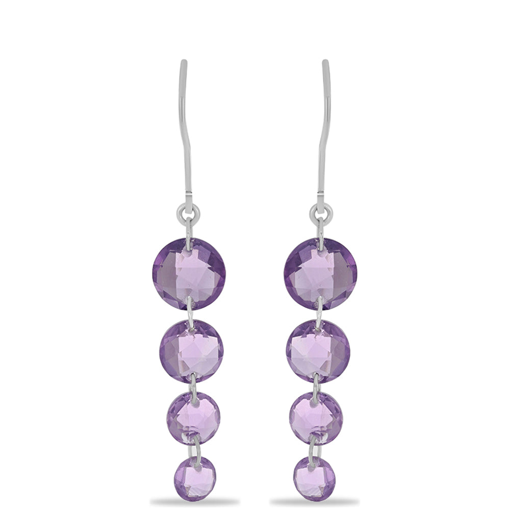 Silberohrringe mit Amethyst aus Vera Cruz