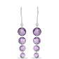 Silberohrringe mit Amethyst aus Vera Cruz