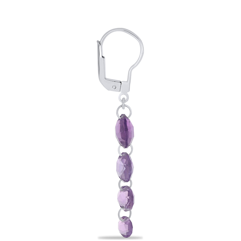 Silberohrringe mit Amethyst aus Vera Cruz