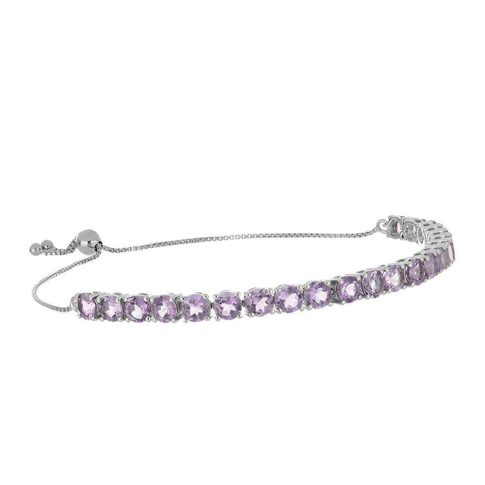 Silberarmband mit Amethyst aus Vera Cruz