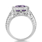 Silberring mit Amethyst aus Vera Cruz