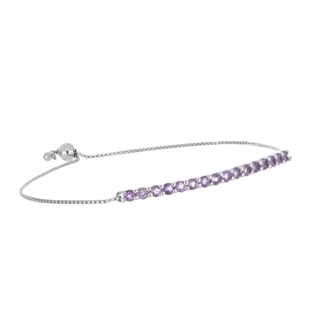 Silberarmband mit Amethyst aus Vera Cruz