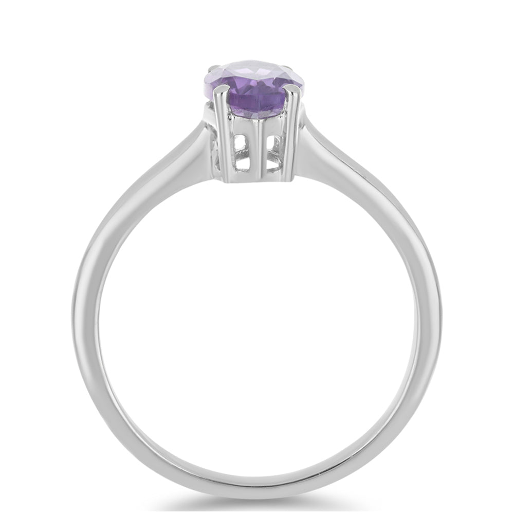 Silberring mit Amethyst aus Vera Cruz