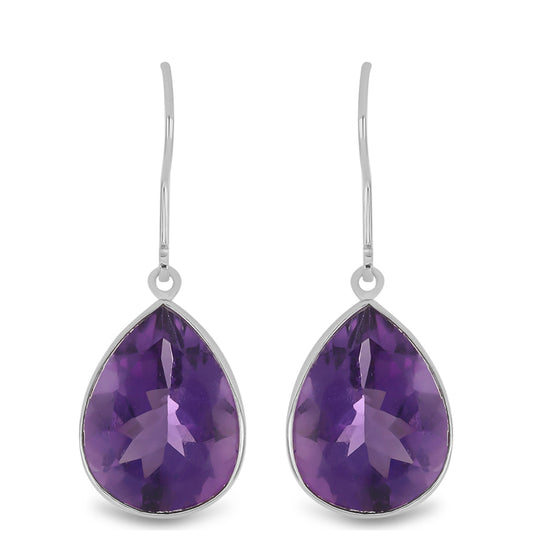 Silberohrringe mit Amethyst aus Vera Cruz