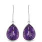 Silberohrringe mit Amethyst aus Vera Cruz