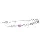 Silberarmband mit Amethyst aus Vera Cruz und weißem Topas