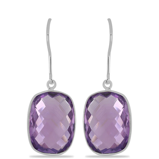 Silberohrringe mit Amethyst aus Vera Cruz