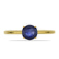 Goldring mit australischem blauem Saphir