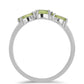 Silberring mit Peridot aus Changbai