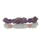 Schmuckgarnitur aus Nugget mit Rose De France Amethyst und Rosenquarz aus Ramaratina