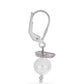 schmuckgarnitur aus Silber mit Rose De France Amethyst und Barton Granat