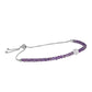 Silberarmband mit Rose De France Amethyst und weißer Süßwasserperle