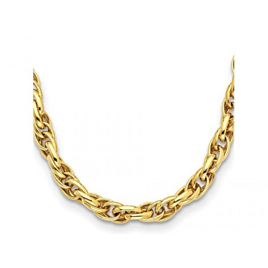 Goldplattierte Silberhalskette