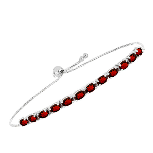 Silberarmband mit Barton Granat