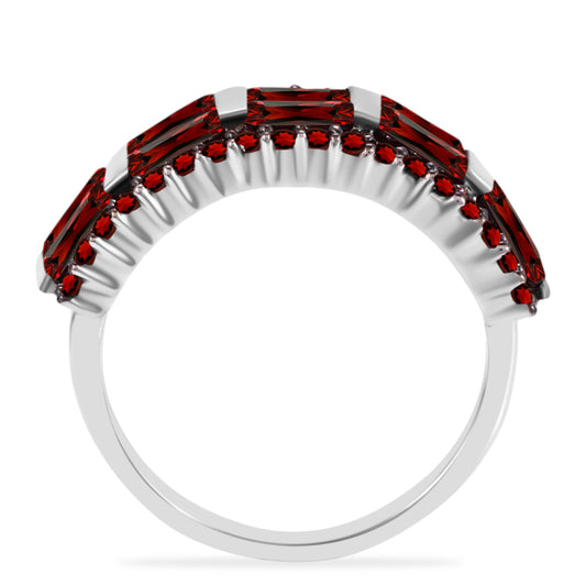 Silberring mit Barton Granat