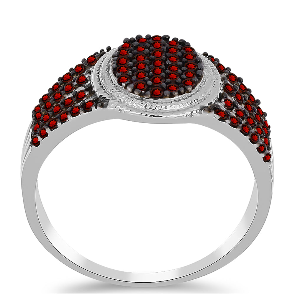 Silberring mit Barton Granat