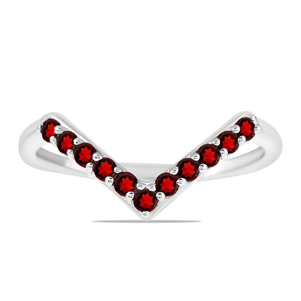 Silberring mit Barton Granat 1 